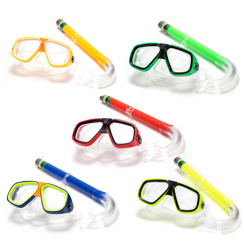 Freediving Mask Set - الكبار الاطفال الغوص حملق قناع التنفس