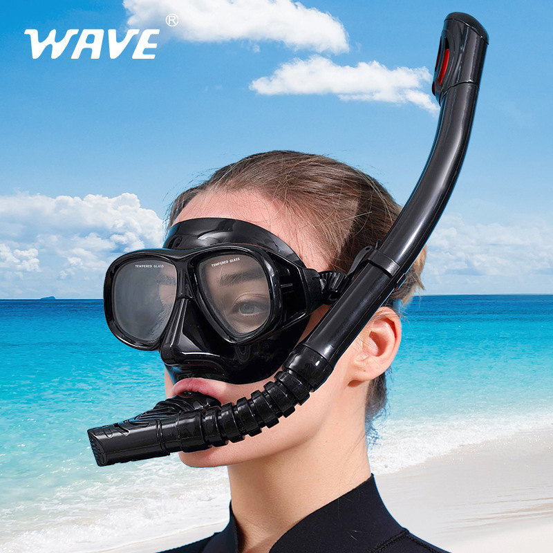 Freediving Mask Set - WAVE Professional Snorkeling مجموعة كاملة من