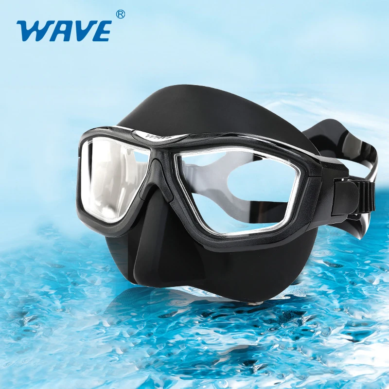 Freediving Mask Set - قناع غوص WAVE Branciiia أنيق منخفض