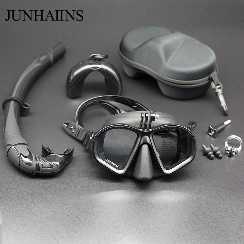 Freediving Mask Set - قناع غوص رطب منخفض الحجم من