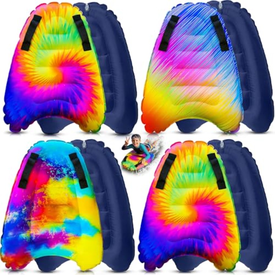 Bodyboard Boogie Board - مجموعة من 4 ألواح ركوب الأمواج