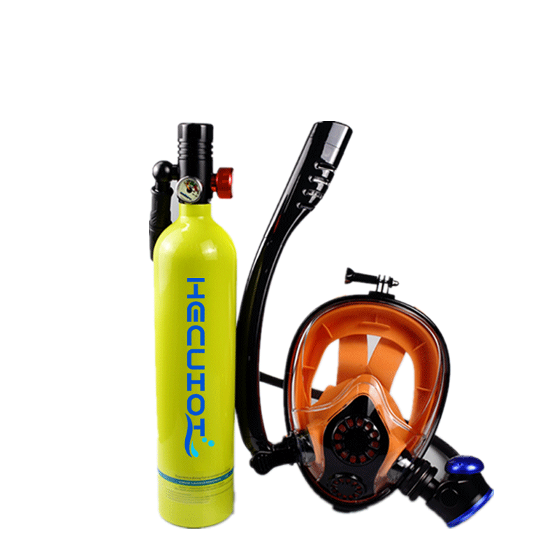 مجموعة خزان غوص صغيرة 1LScuba، - مراجعة Freediving Mask Set وسعره