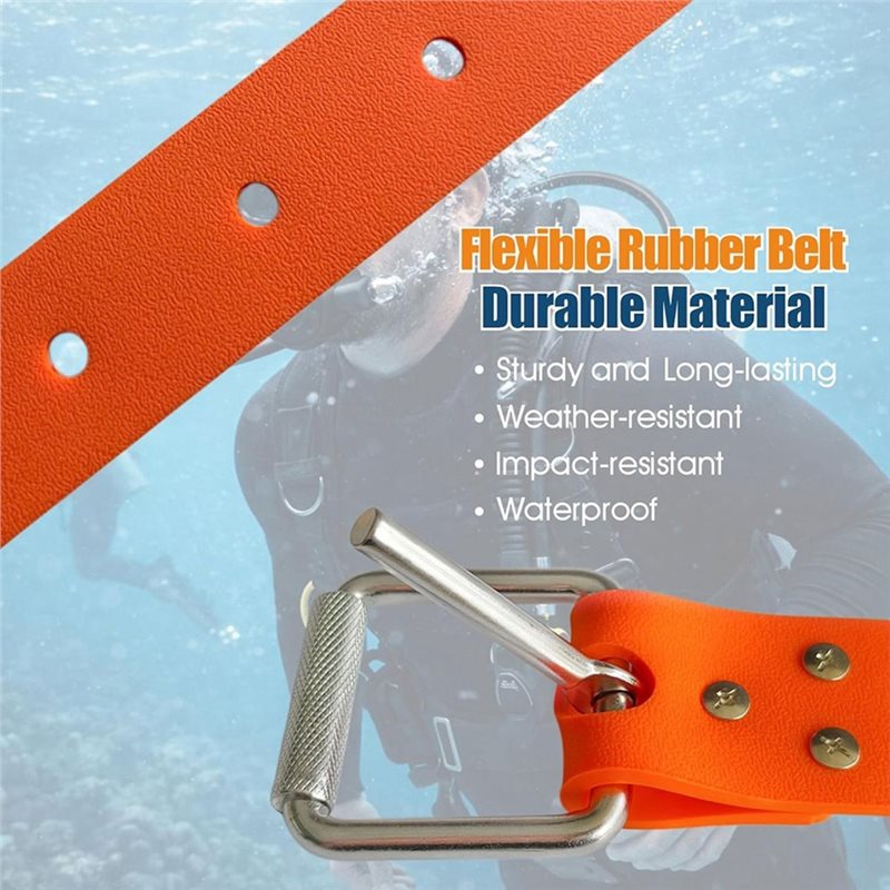 حزام أوزان مطاطي للغوص الحر من - مراجعة Dive Weight Belt وسعره