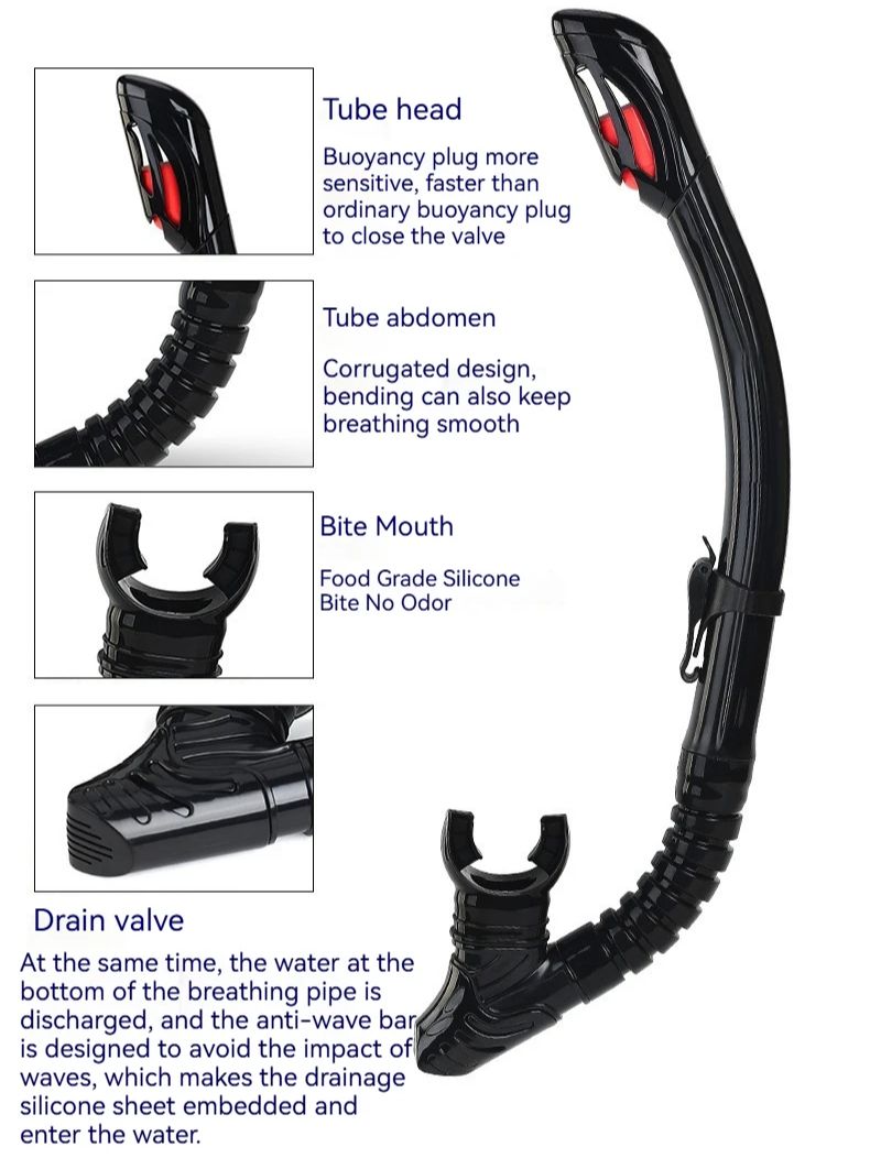 WAVE Professional Snorkeling م - مراجعة Freediving Mask Set وسعره