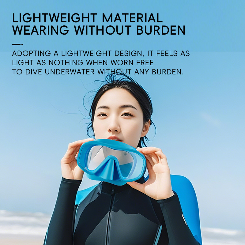 قناع غطس احترافي بدون إطار من  - مراجعة Freediving Mask Set وسعره