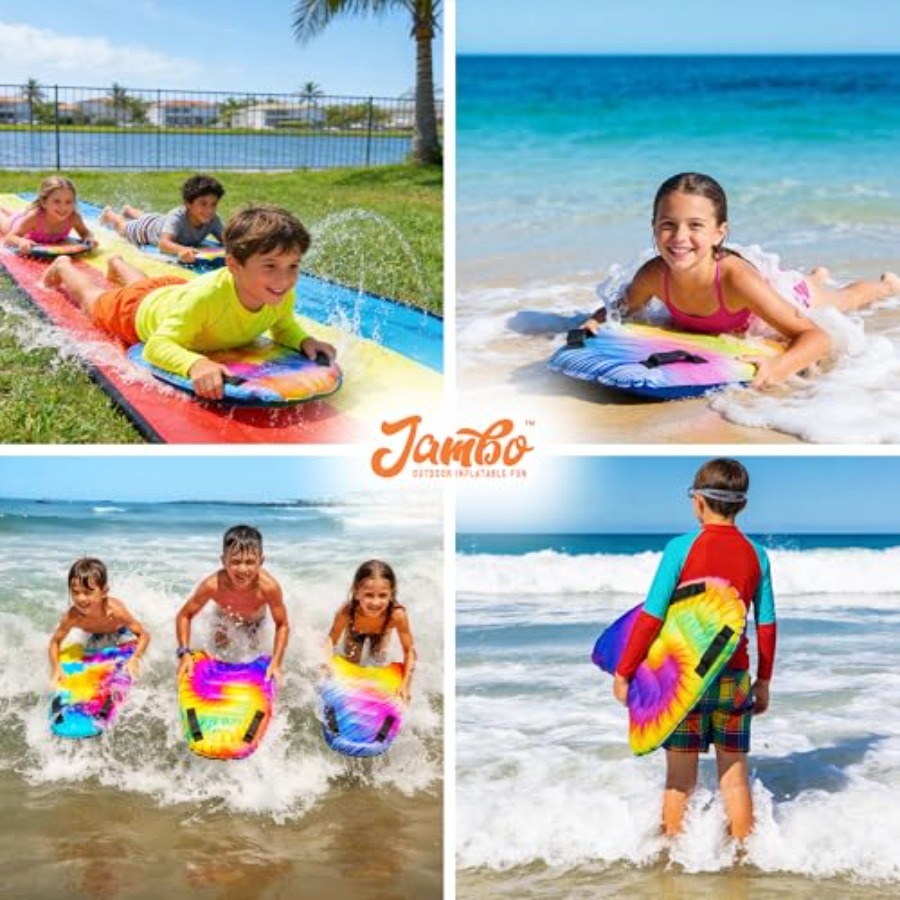 4 ألواح ركوب أمواج قابلة للنفخ - مراجعة Bodyboard Boogie Board وسعره