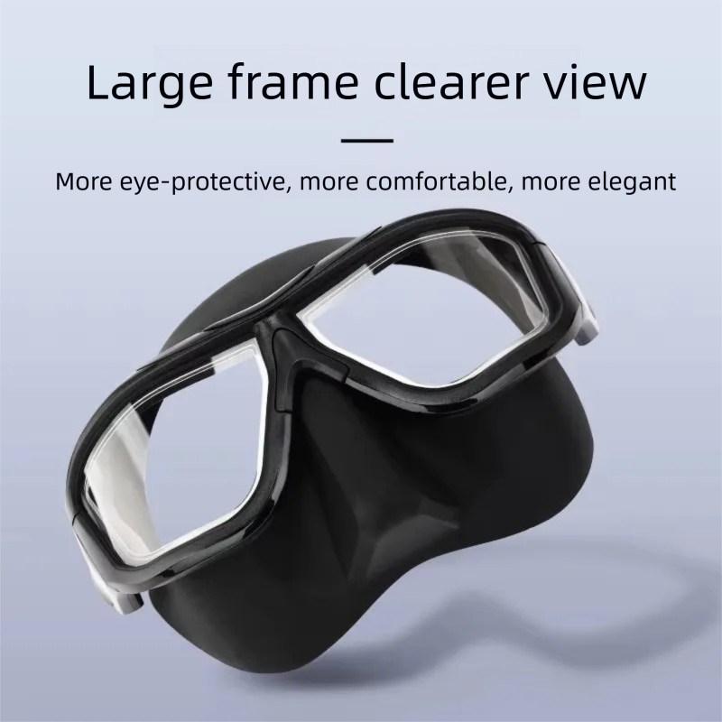 قناع غوص WAVE Branciiia أنيق م - مراجعة Freediving Mask Set وسعره