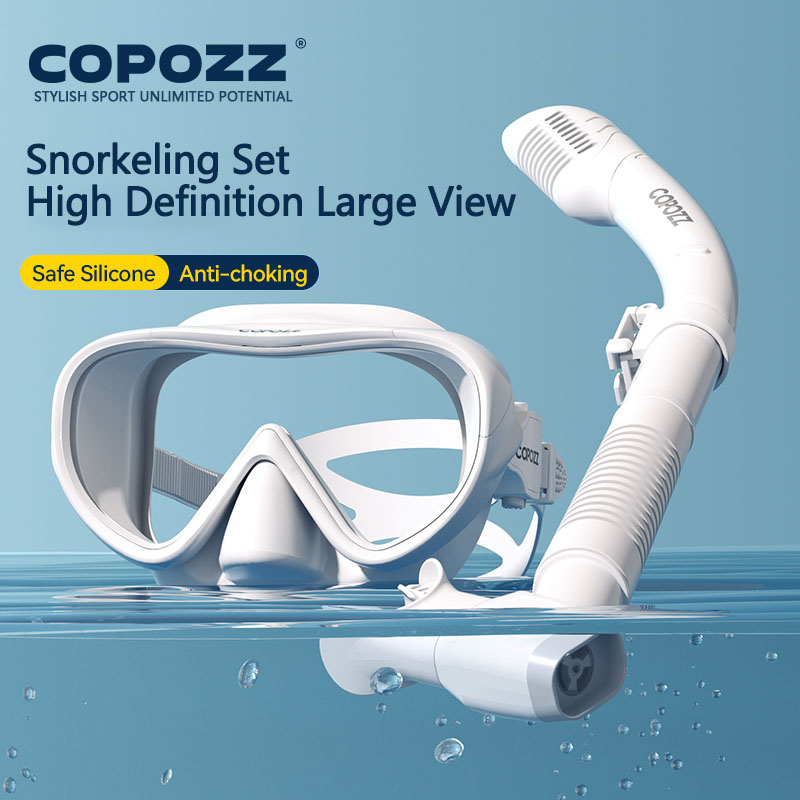 قناع غوص جديد من COPOZZ، قناع  - مراجعة Freediving Mask Set وسعره