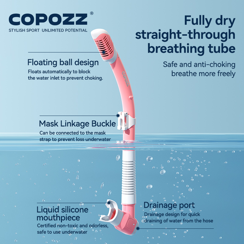 قناع غوص جديد من COPOZZ، قناع  - مراجعة Freediving Mask Set وسعره