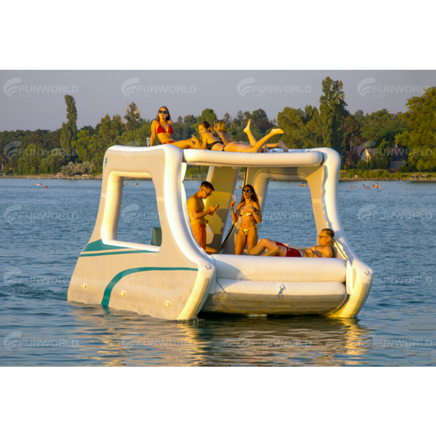 قارب يخت قابل للنفخ كبير الحجم - مراجعة Aquatic Sports وسعره
