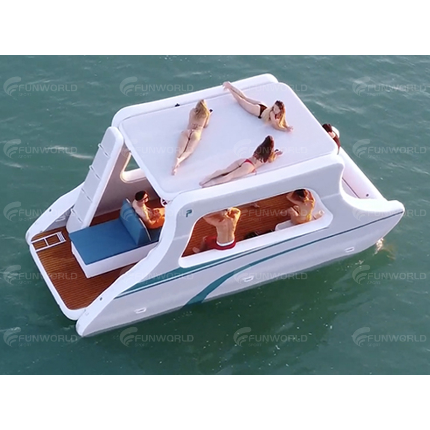 قارب يخت قابل للنفخ كبير الحجم - مراجعة Aquatic Sports وسعره