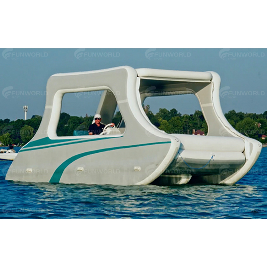 قارب يخت قابل للنفخ كبير الحجم - مراجعة Aquatic Sports وسعره